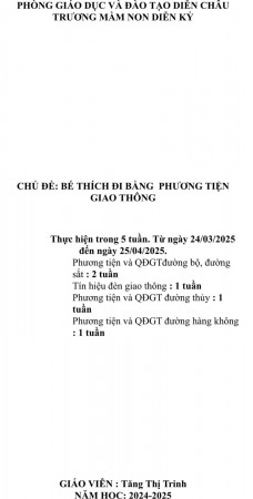 Mục tiêu giao thông