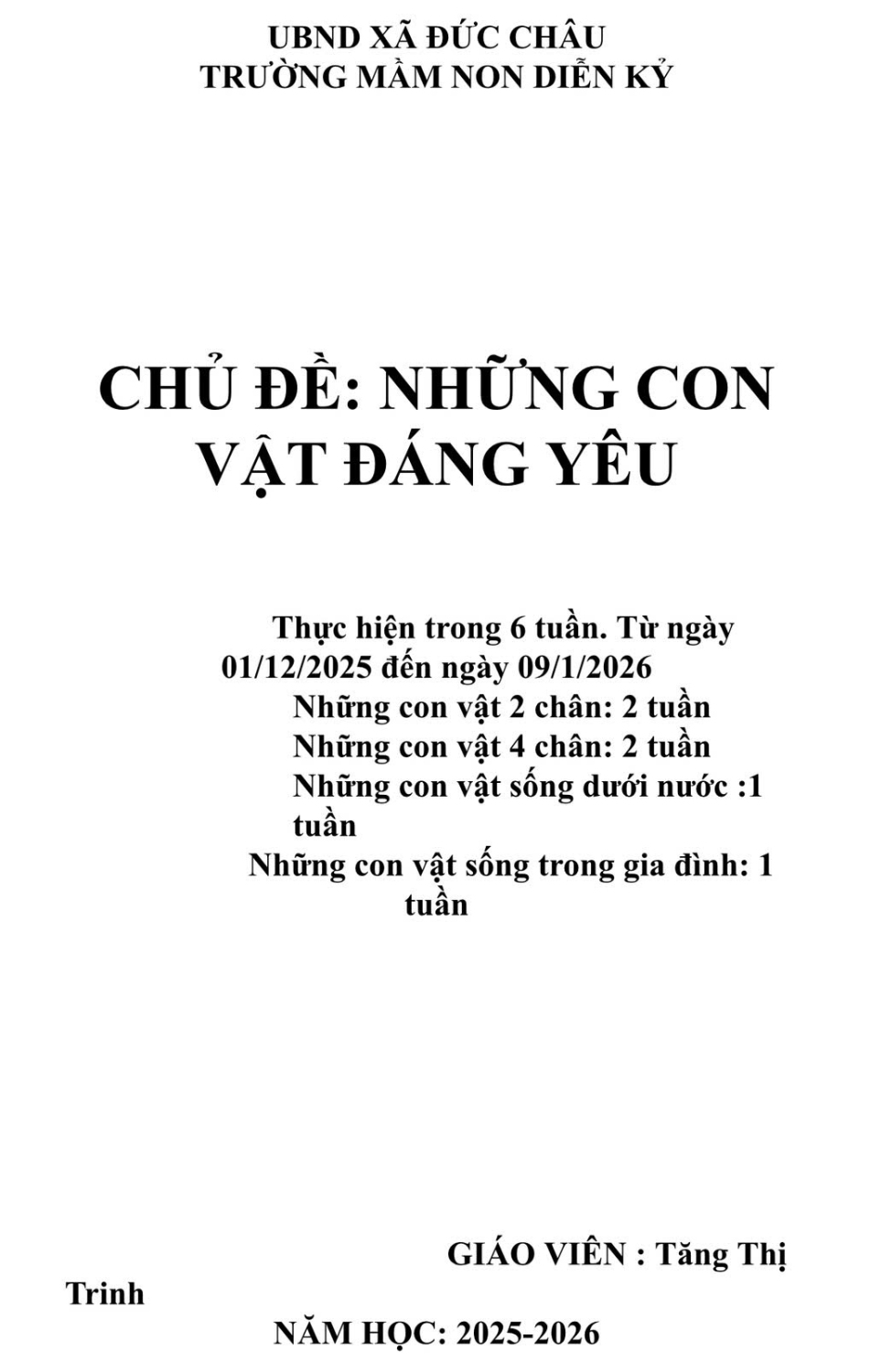 Tuần 12