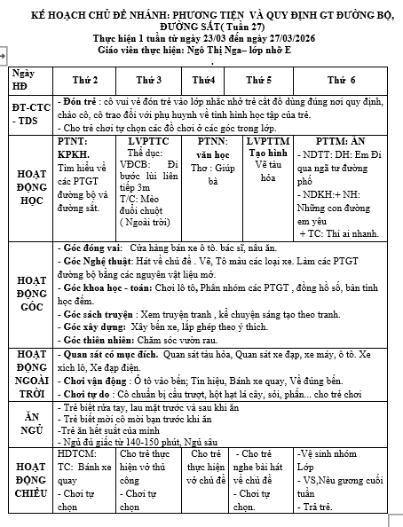 tuần 27 4E
